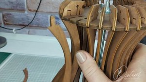 Сборка формы для плетения вазы #формадляплетенияизбумажнойлозы