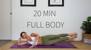 Move with Nicole - 20 MINUTE FULL BODY WORKOUT | Intermediate Pilates Class