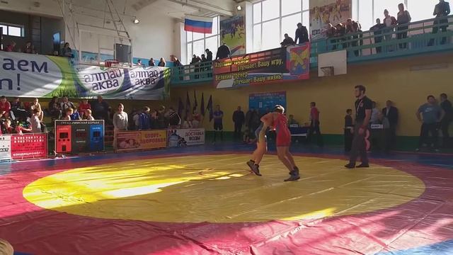 Греко-римская борьба турнир Г.М. Яцкова Камень-на-оби 2019 г. Илья Шелепов 18 2 период