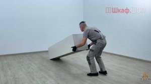 Спальный гарнитур Теана. Пенал с зеркалом, сборка ШкафШоп