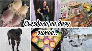 Зимой на дачу❄ Чистим снег.Овощное рагу, борщ, вкусные кексыПокупки с WB Моё новое нижнее бельё