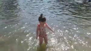 Речка Ворскла в Полтаве.Пляж.