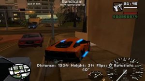 gtasa handling.cfgいじって最高速に挑戦