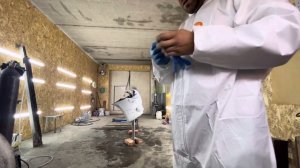 Переварка порога на bmw e60, и как я перекрашивал бампер❗️ошибка перед покраской❗️результат в конце