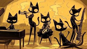 Jazzy Black & Кошачья гармония глубокого басового грува