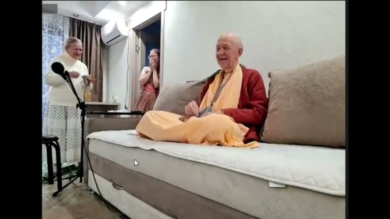 04.10.2023 - Урок русского для ЕС БВВ Нрисимхи Махараджа перед вечерней лекцией - Благовещенск