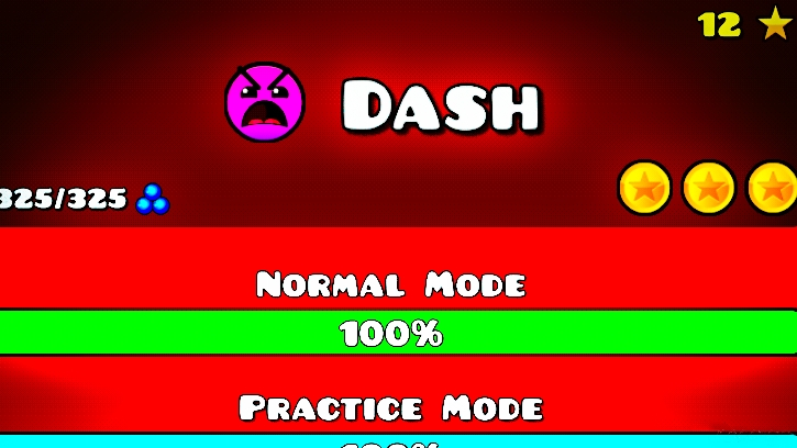 ПРОХОЖДЕНИЕ УРОВНЯ DASH В ИГРЕ GEOMETRY DASH!