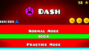 ПРОХОЖДЕНИЕ УРОВНЯ DASH В ИГРЕ GEOMETRY DASH! (БЕЗ МОНЕТ)