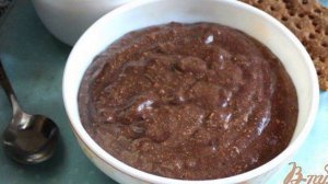 Шоколадный крем с творогом