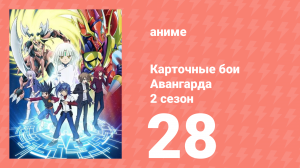 Карточные бои Авангарда 2 сезон 28 серия (аниме-сериал, 2012)