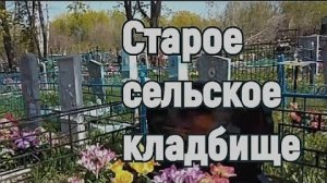 Сельское кладбище.Радоница