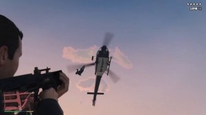 GTA 5 - Gun Truck vs. Police Helicopters!!