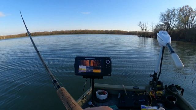 Spring bass and a chain pickerel after work - all on the beetle spin