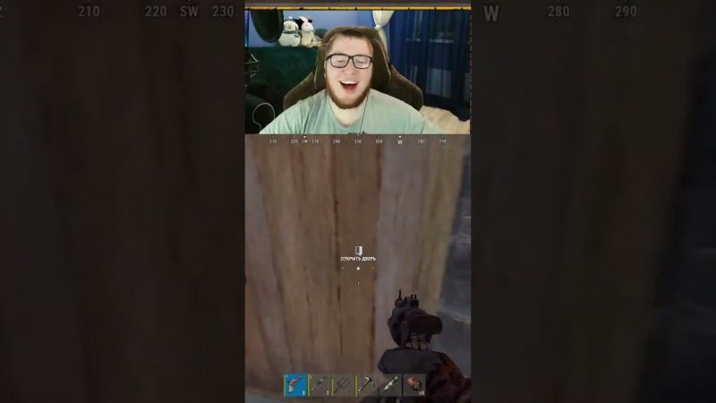 Нуб рейдит в Rust #rust #shorts #раст