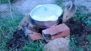 Как сделать очаг для казана для плова