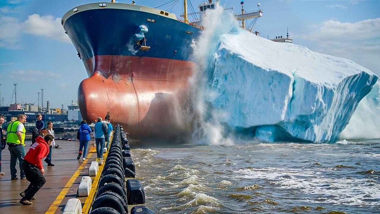 40 Обрушений Гигантских Ледников и Айсбергов, Снятых на Камеру смотреть онлайн