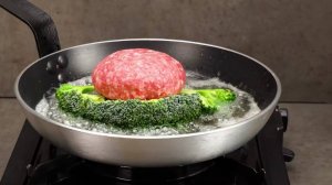 Я готовлю из брокколи и мясного фарша