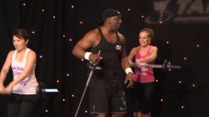 Тренировка тайбо степ платформа штанга