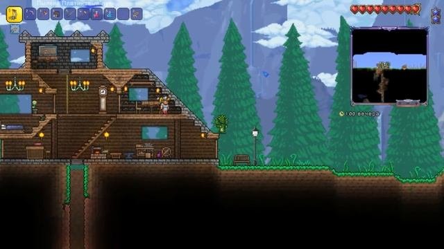 Terraria мастер мод часть 2 дом