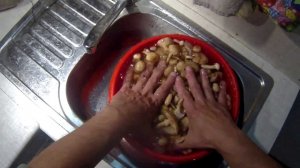 Почистить-перебрать грибы (опята)