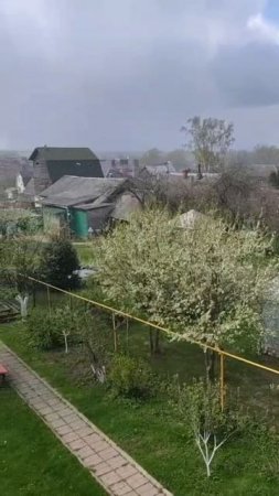 Погода на Красную Горку преподнесла сюрприз, пошёл снег ❄