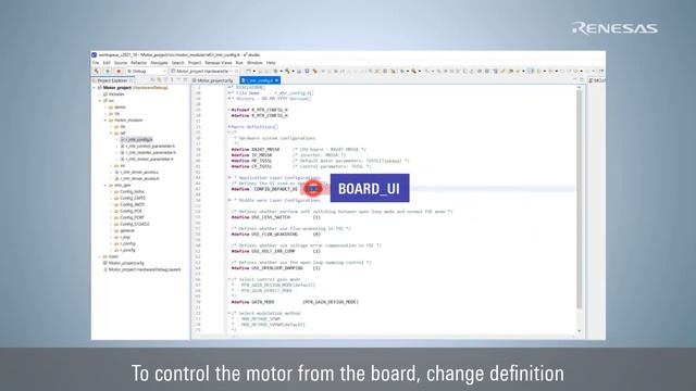 RX Smart Configurator for Motor (2/3) - Add User Code