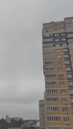 Военный истребитель над Тулой