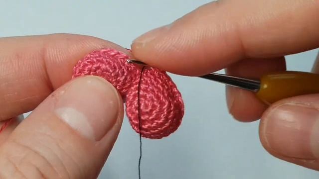 Валентинка крючком