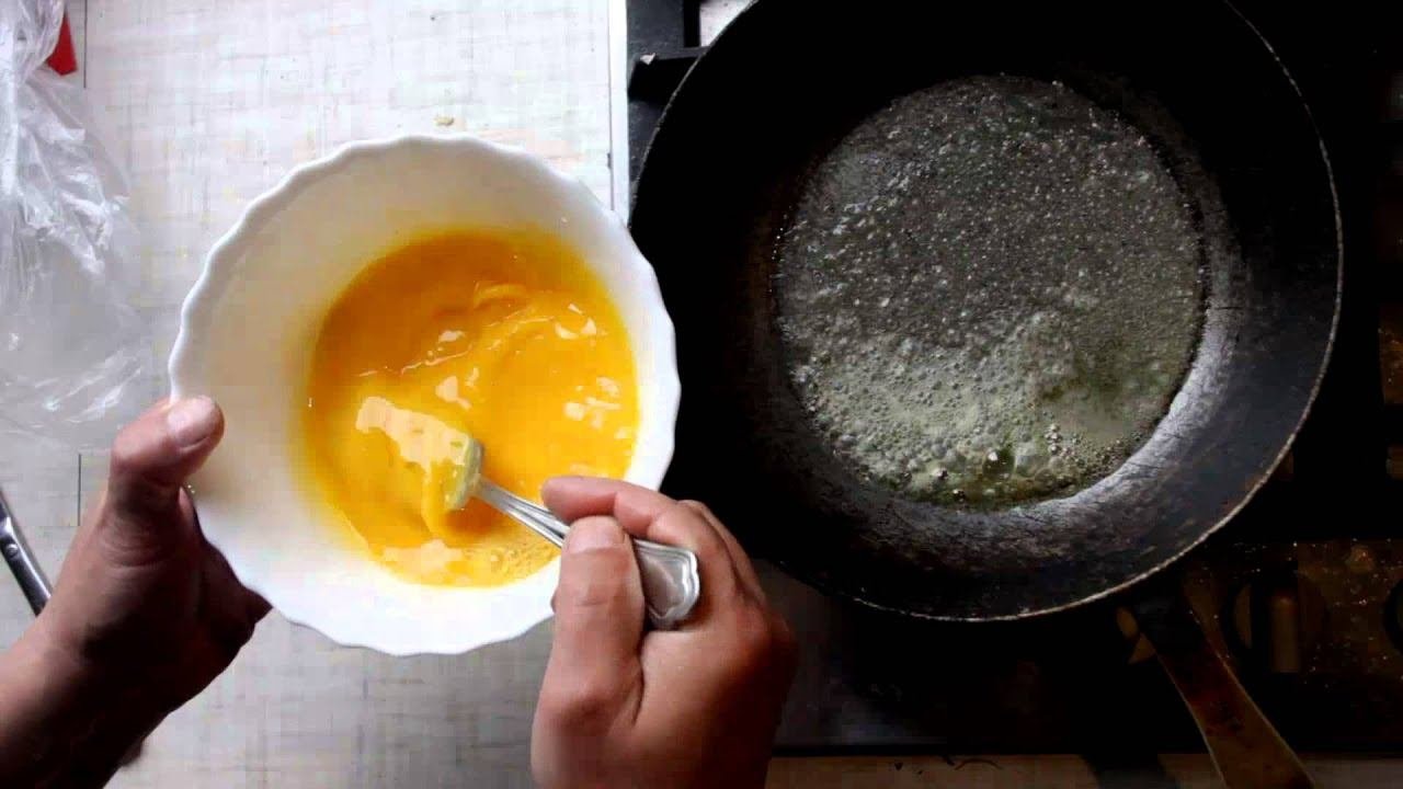 Омлет из гусиного яйца