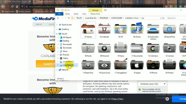 Cara Mengubah Icon Folder Dengan Icon Anime Bergambar