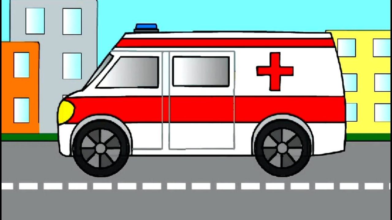 Мультик про машинки. Машина скорой помощи. Учим цвета, фигуры, собираем пазлы смотреть онлайн