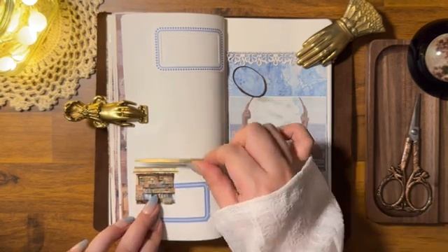 ASMR scrapbooking journalism relaxing sounds college