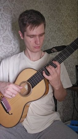 27/90 Играю гаммы 90 дней.  Посмотрим, что из этого выйдет #гитара #урокионлайн