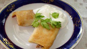 Блины с печенью