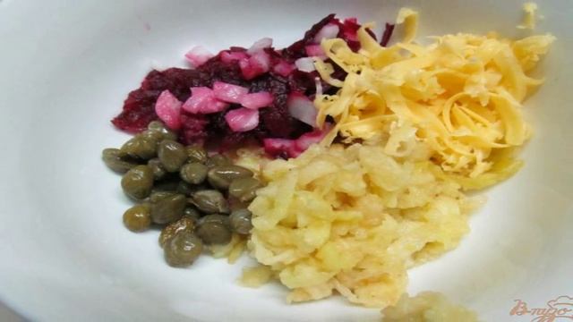 Закуска из сельди в картофеле