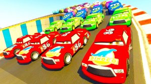 Мультики для Детей Тачки Молния Маккуин Диноко Цыпленок Хикс Гонки Мультфильм для Детей