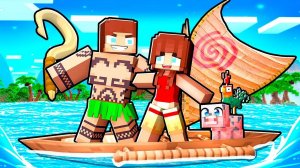 Девушка Джей Джея МОАНА — Мультик с Персонажами Майнкрафт