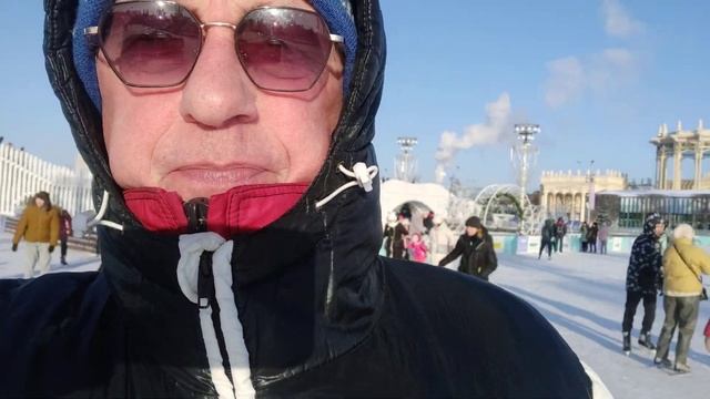 -25° в МОСКВЕ, НО КАТОК НА ВДНХ ПОЛОН