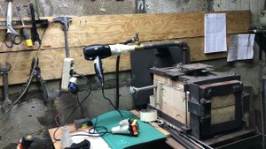 Горн кузнечный на газу. Тестируем