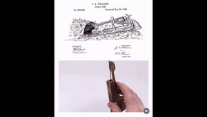 Мышеловка 1882 года, способная отрубить мыши голову.