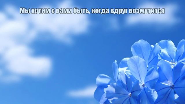 Мы хотим с вами быть  гр. Зов любви