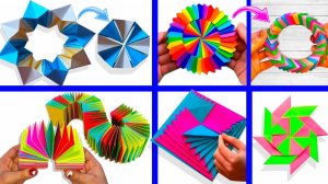 6 крутых АНТИСТРЕСС ИГРУШЕК из бумаги СВОИМИ РУКАМИ ОРИГАМИ DIY ПОДЕЛКА в школу и садик Трансформер