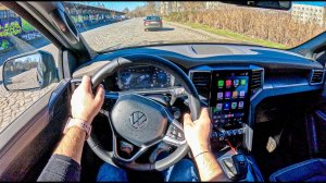 2025 VOLKSWAGEN AMAROK AVENTURA 3.0 V6 240 HP - POV TEST DRIVE  Тест драйв авто от первого лица