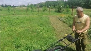 Косилка самоходная. Обзор и результат работы.
