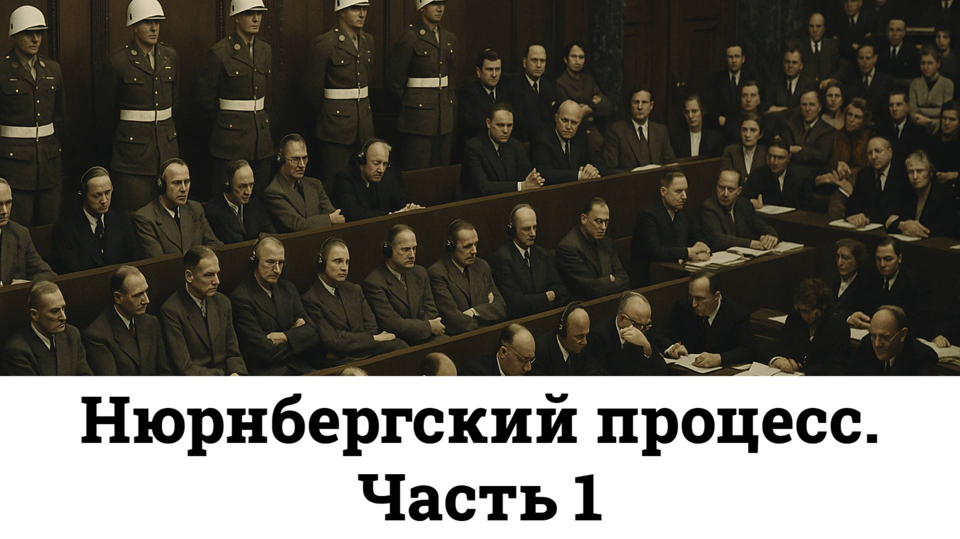 Нюрнбергский процесс. Часть 1. | Культурные хроники Адыгеи