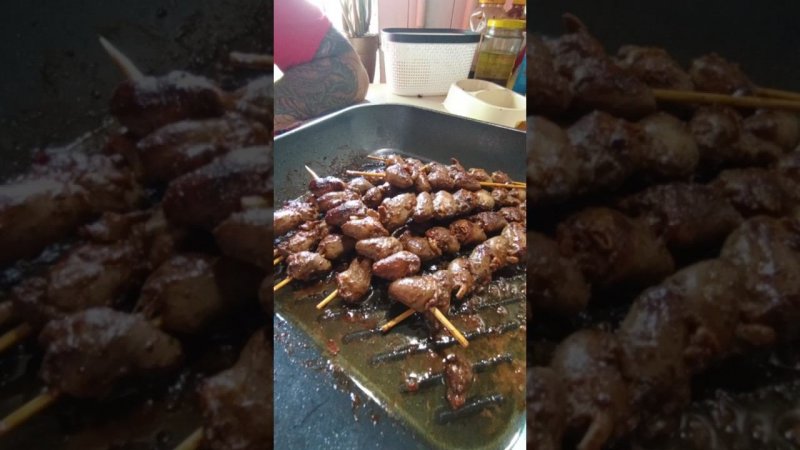 а это куриные сердечки на палочках якитори #whynot72 #еда #food #сердечки #кушать #якитори  #вкусно