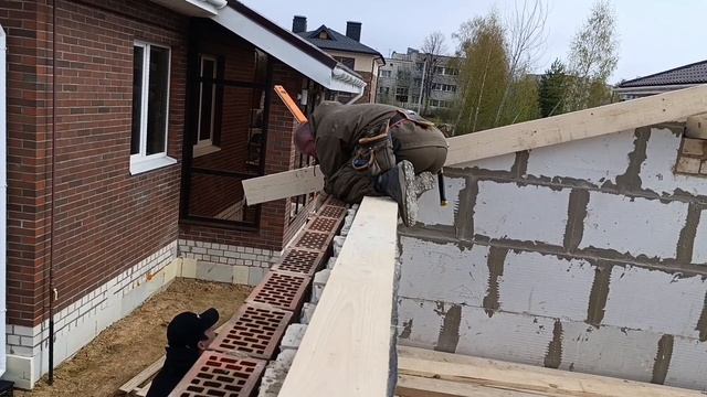 металлочерепица двускатная крыша