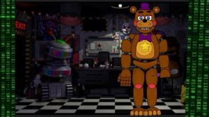 анимация рок стар Фредди просит 5 монет