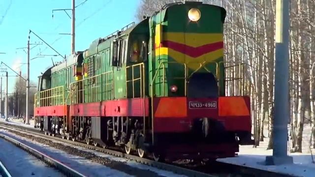 Тепловозы ЧМЭ3-4960  ЧМЭ3-2158