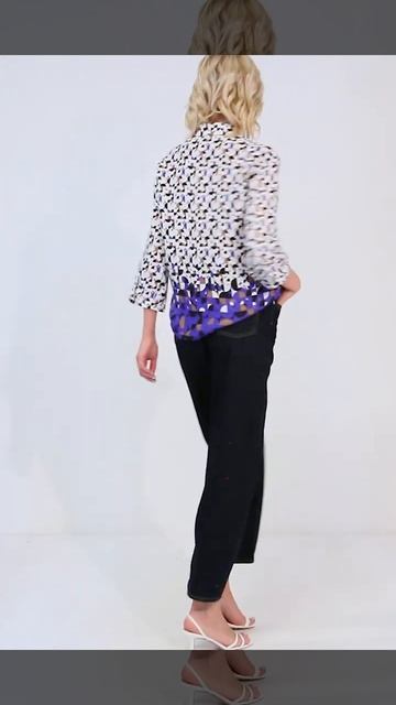 Gerry Weber Casual Блуза из вискозы с мелким принтом смотреть онлайн